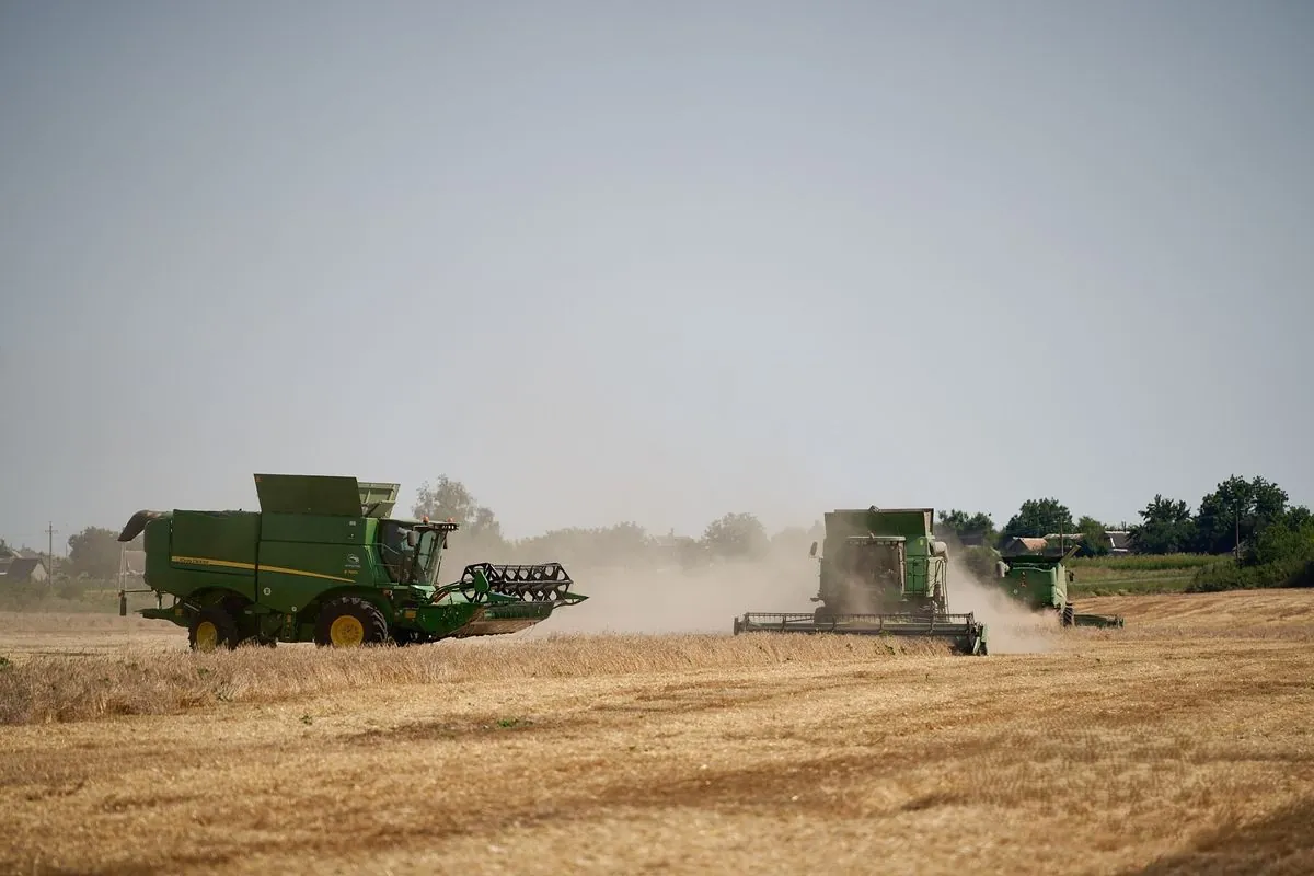 Harvesting in Ukraine starts 2-3 weeks earlier due to weather conditions - Ministry of Agrarian Policy