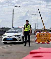 Dnipro HPP traffic in Zaporizhzhia will be temporarily restricted on Friday - police