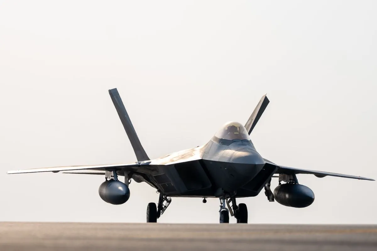 US sends F-22 fighters to the Middle East