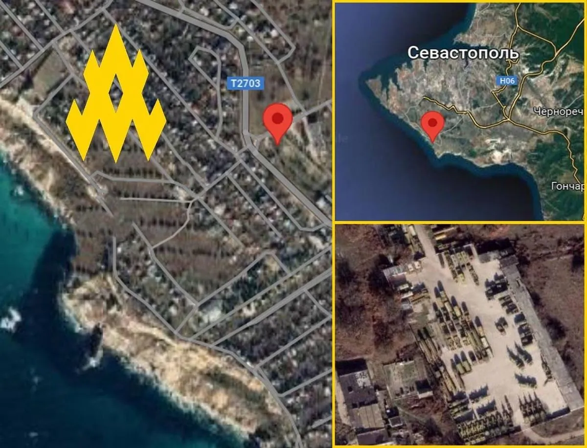 Guerrillas reconnoiter air defense base at Cape Fiolent in occupied Crimea