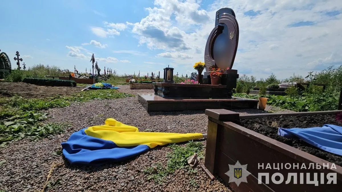 In Vinnytsia region, a man damaged more than 70 graves at a cemetery