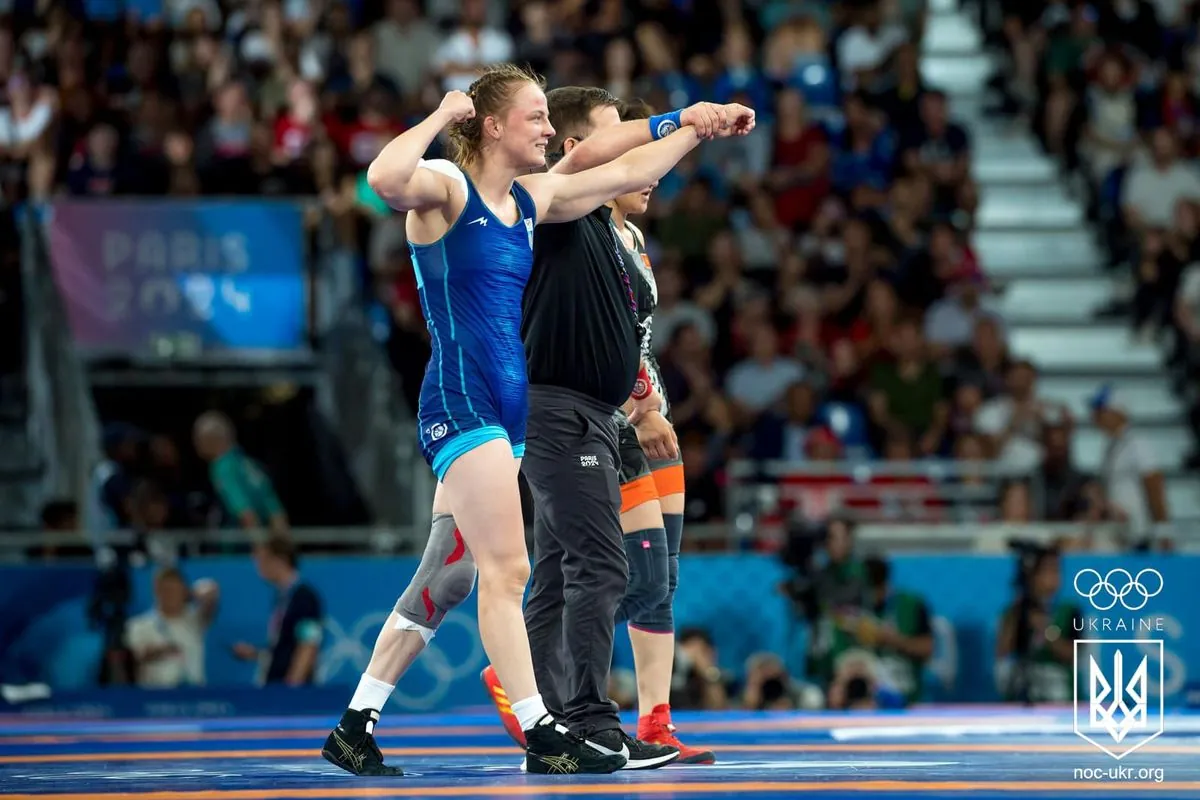 Iryna Kolyadenko wins silver in wrestling at the 2024 Olympics