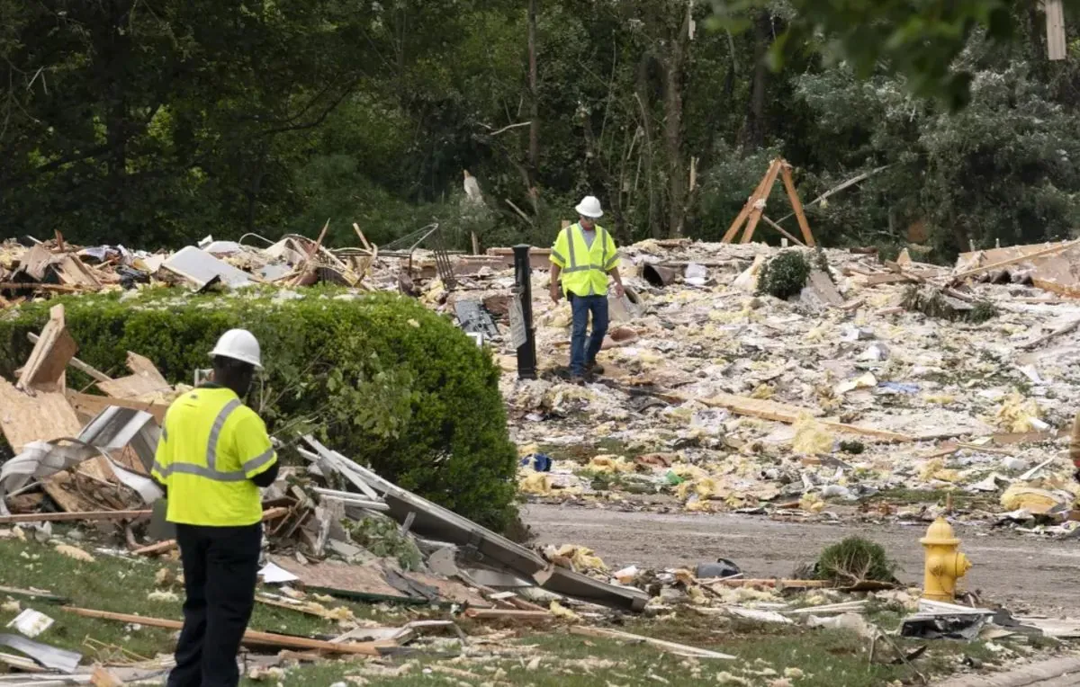 Two people killed, 12 families evicted in Maryland house explosion