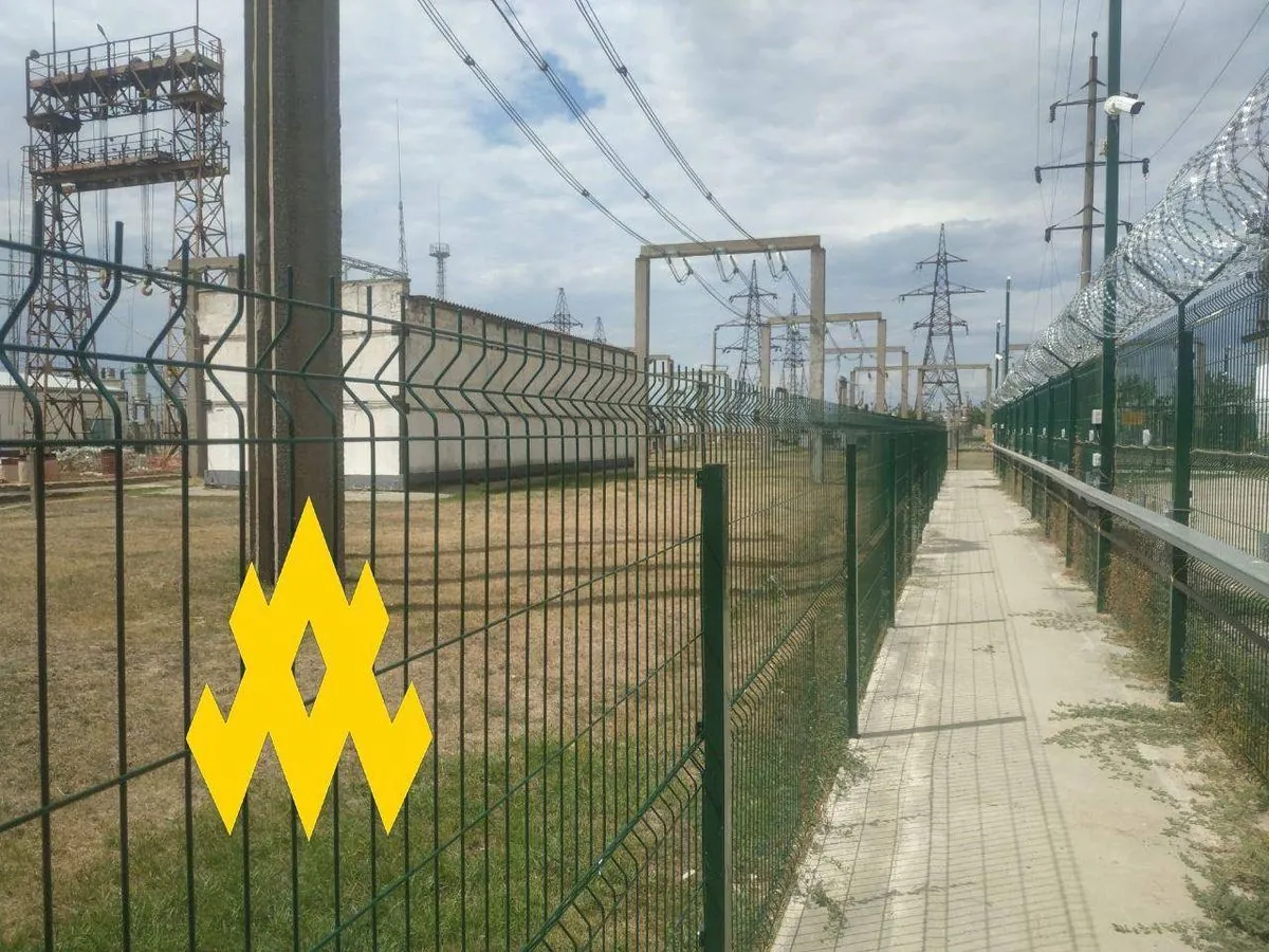 Guerrillas reconnoiter occupiers' power facilities in southern Ukraine