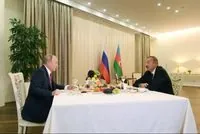 Putin arrives in Azerbaijan for a two-day visit