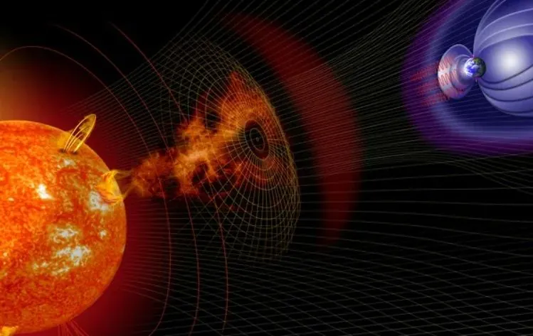 Rare aurorae on the Sun: a powerful solar storm opened a “highway” with the movement of charged particles - NASA