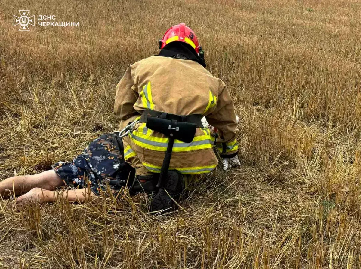 A man was poisoned by smoke during a natural fire in Cherkasy region