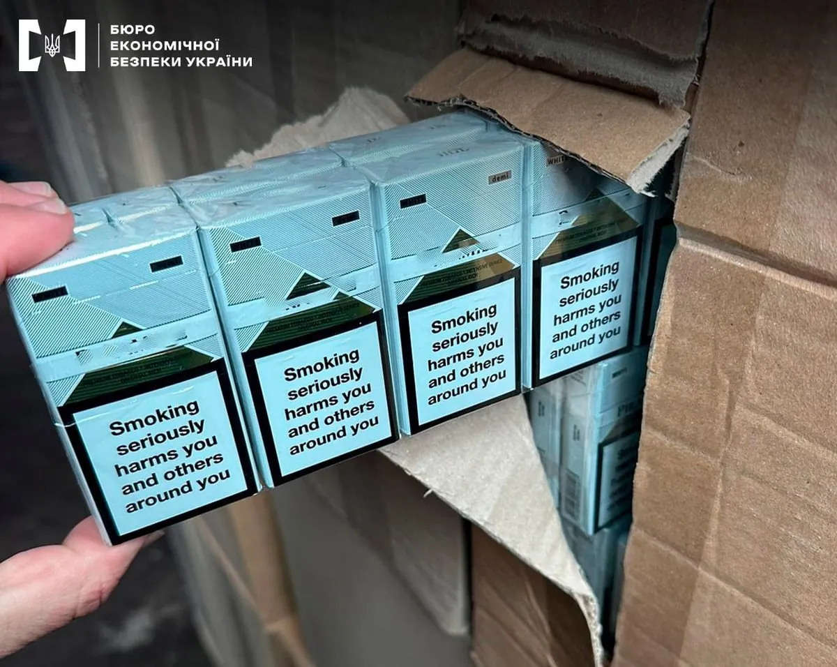 Smuggled cigarettes worth 60 million hryvnias from Ukraine did not get to the EU