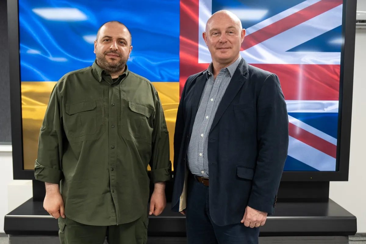 Umerov discusses Ukraine's defense needs with the Deputy Chief of the British Defense Staff