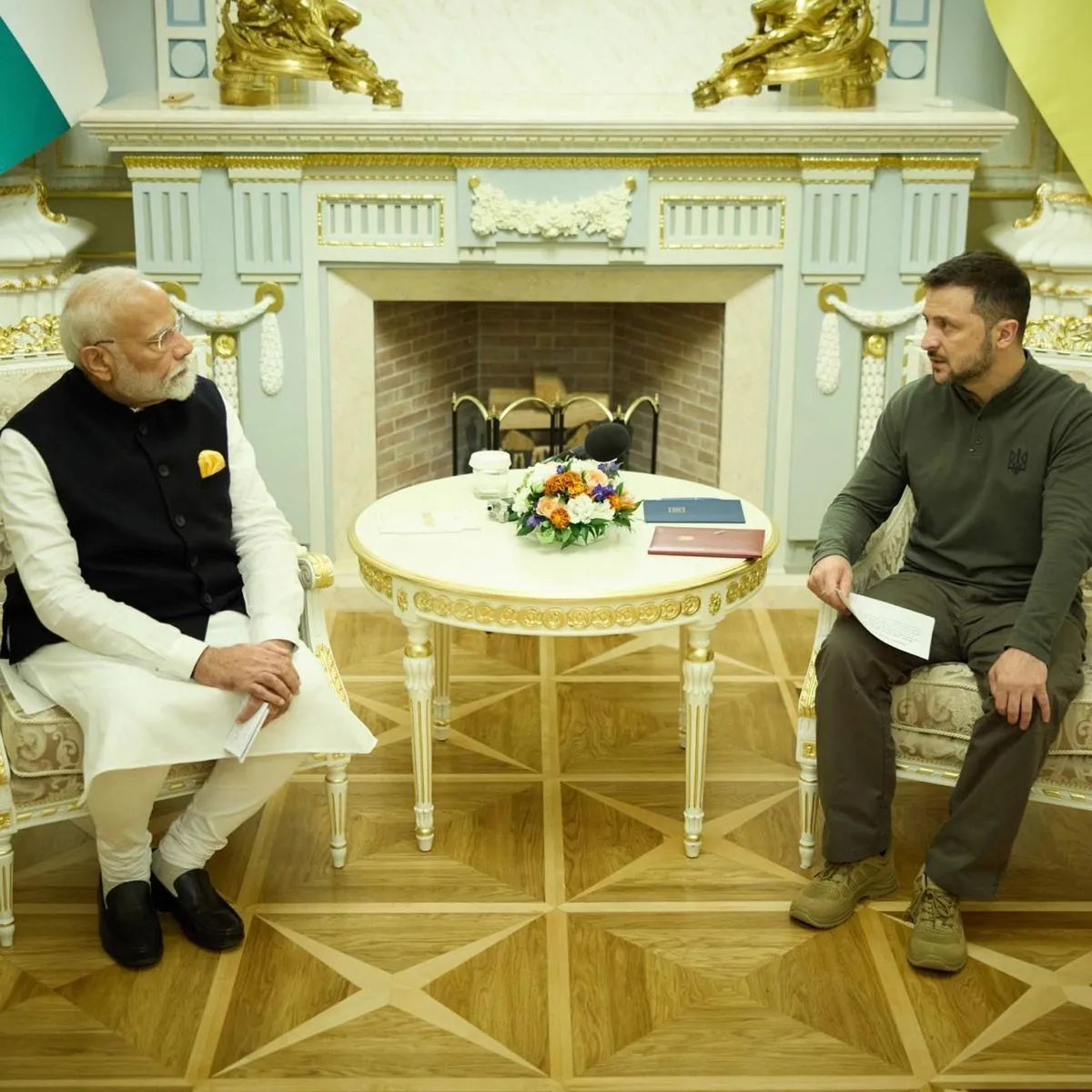 During the meeting between Zelensky and Modi, the main topic was war - OP