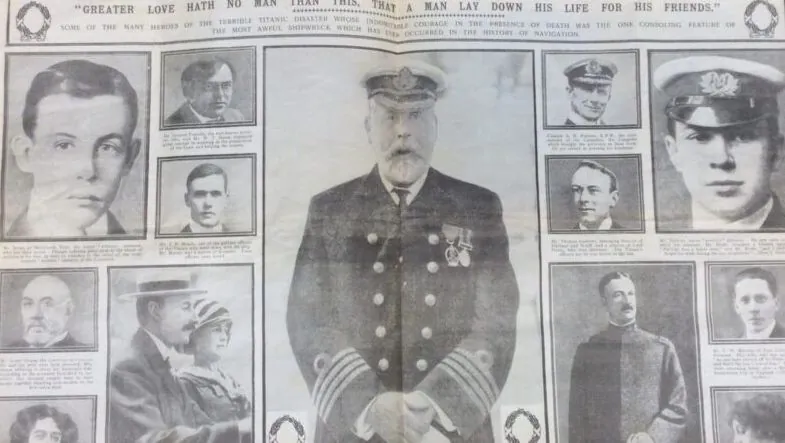 Titanic newspaper sold at auction 112 years after the tragedy