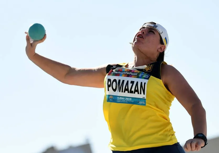 Ukraine's Pomazan wins gold in shot put at the 2024 Paralympics