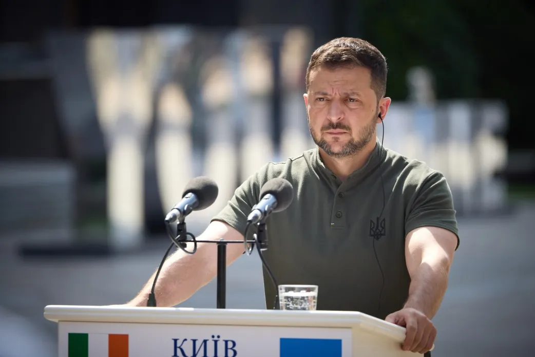 Zelensky says Russia has pulled about 60,000 troops to Kursk region