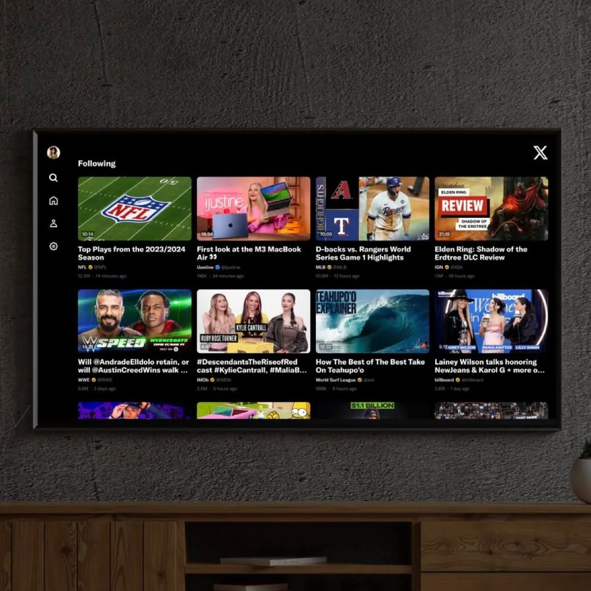 Social Network X launches video app for smart TVs: new opportunities for content and live streaming