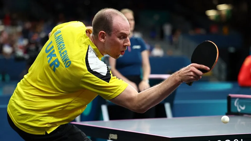 Maksym Nikolenko wins bronze in table tennis at the 2024 Paralympics