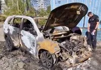 Official car of the head of the 93rd Brigade's patronage service burned in Dnipro