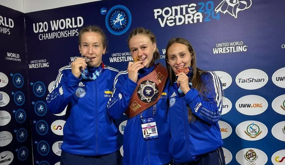 Ukrainian wrestlers win 4 medals at the U20 World Championships in Spain