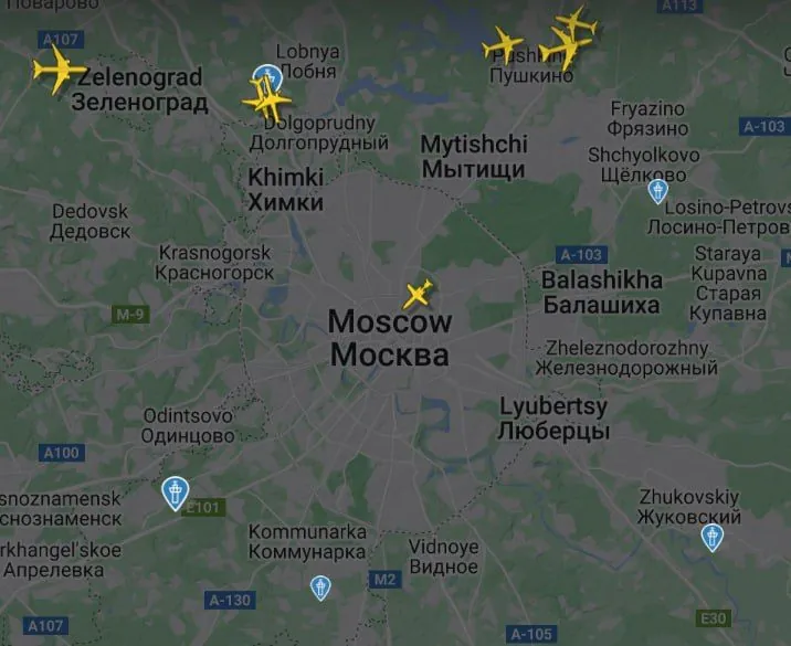 russia-shoots-down-10-drones-flying-to-moscow-airports-closed