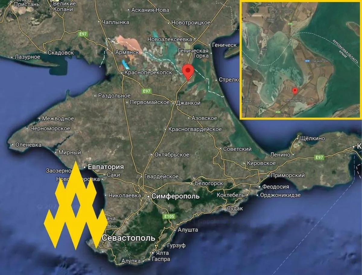 Партизани виявили систему ППО С-300В біля Чонгарського мосту на в'їзді в окупований Крим