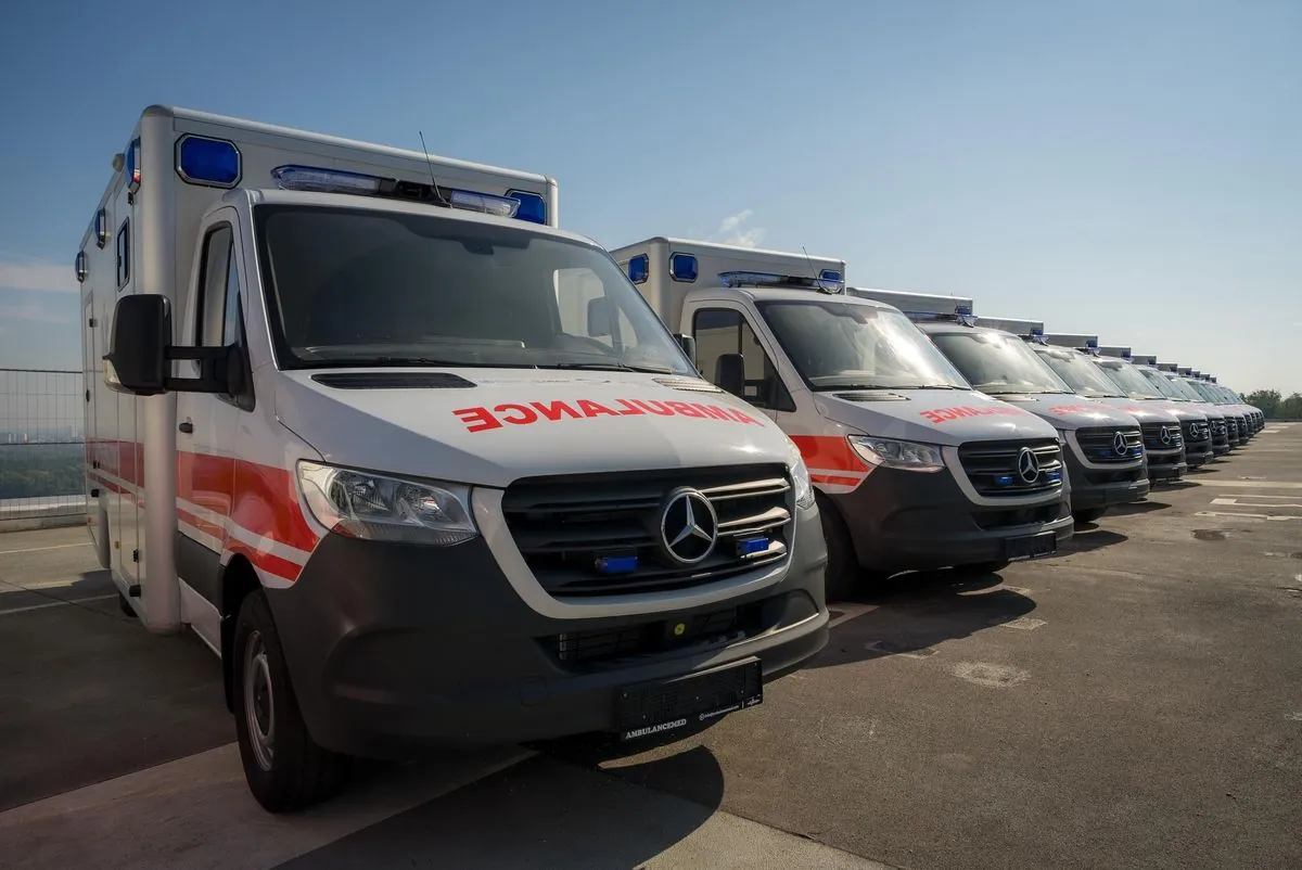 Ukraine receives 23 new ambulances from WHO