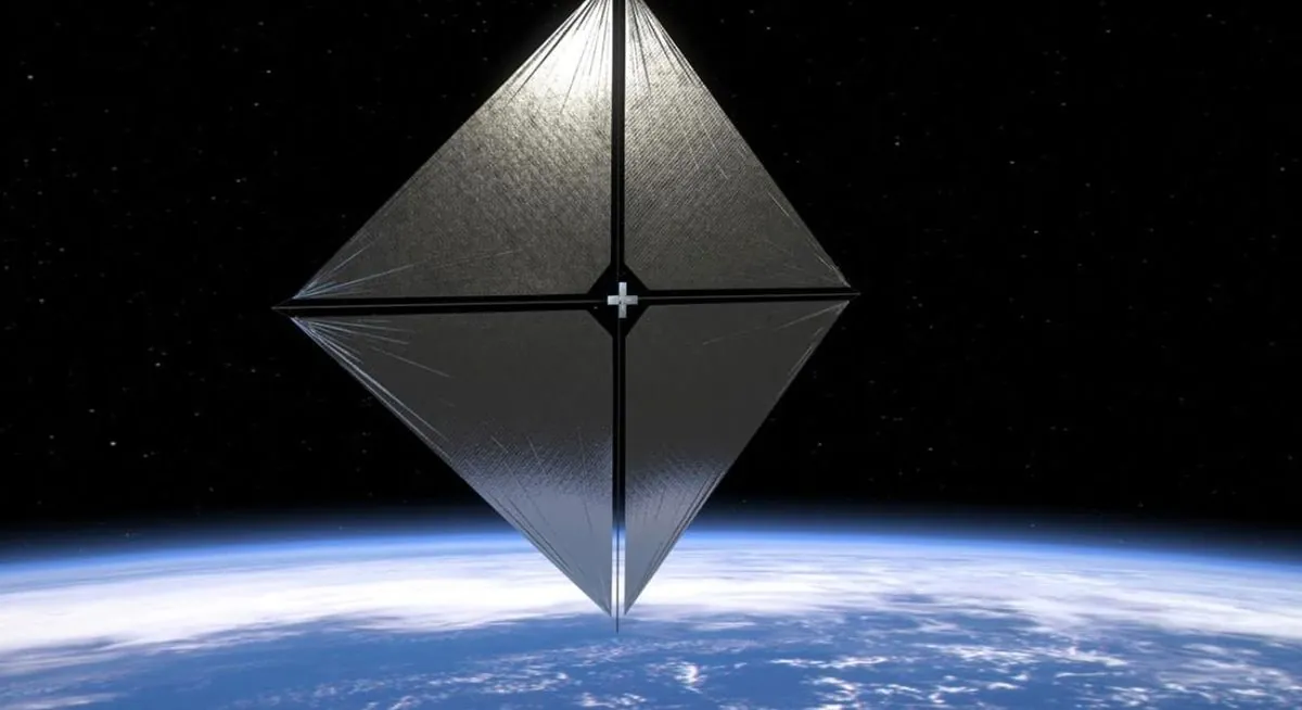 NASA launches solar sail into orbit - a revolutionary technology that could change space travel