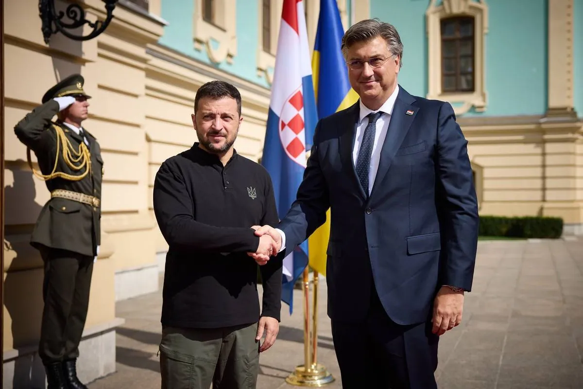 Zelenskyy and Croatian Prime Minister discuss demining and reconstruction of Ukraine