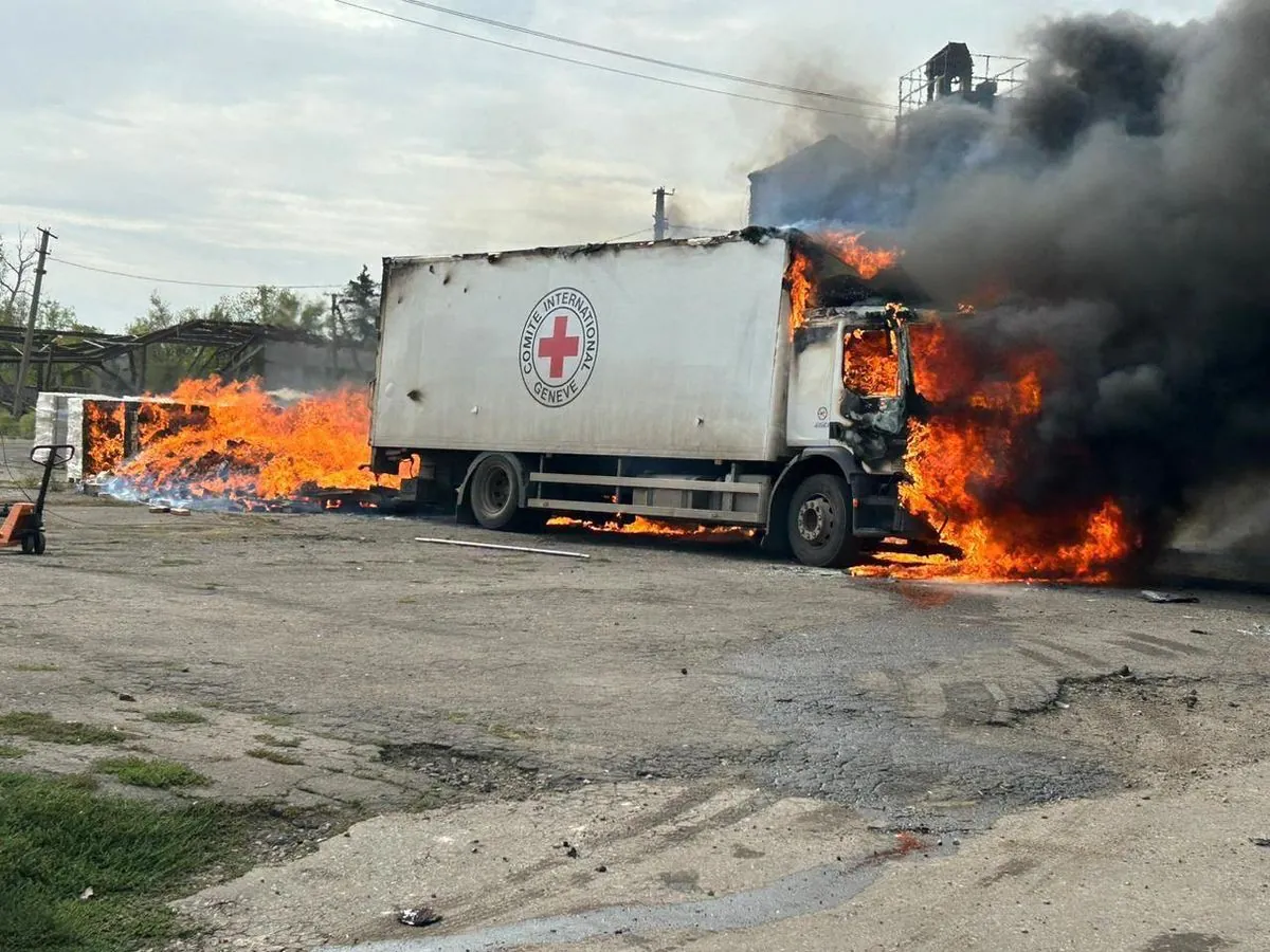 Zelensky reacts to Russia's attack on ICRC workers' cars in Donetsk region: “The world must react firmly and on principle”