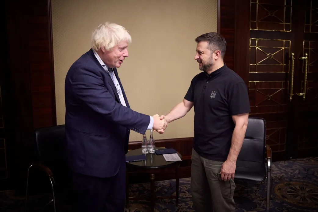 Zelenskyy discusses importance of increasing assistance to Ukraine with Boris Johnson