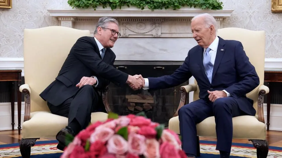 Biden and Starmer reaffirm their unwavering support for Ukraine