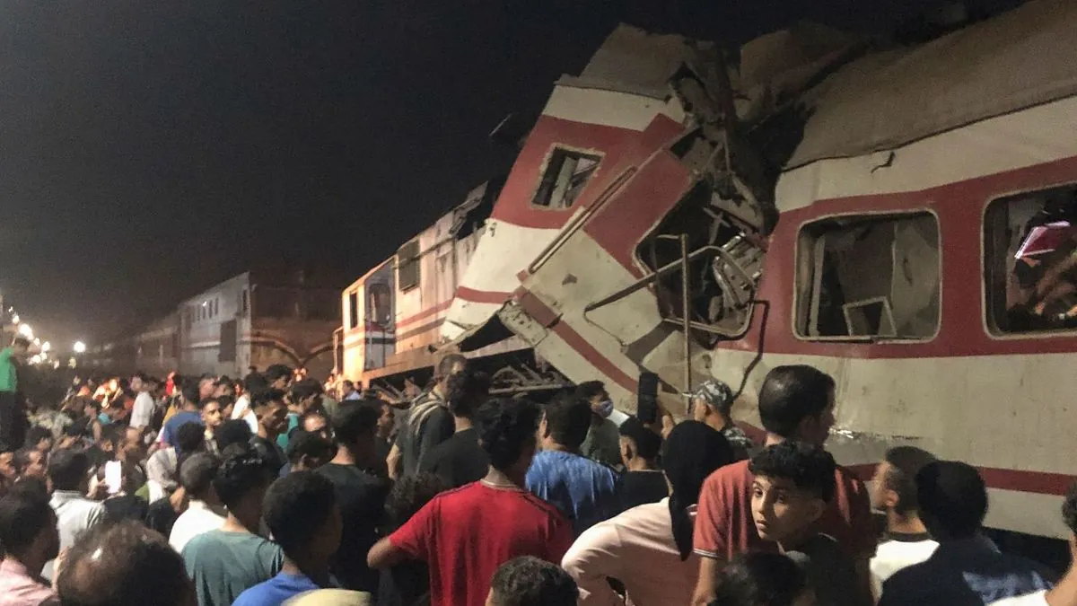 Trains collide in Egypt: 3 dead, 49 injured