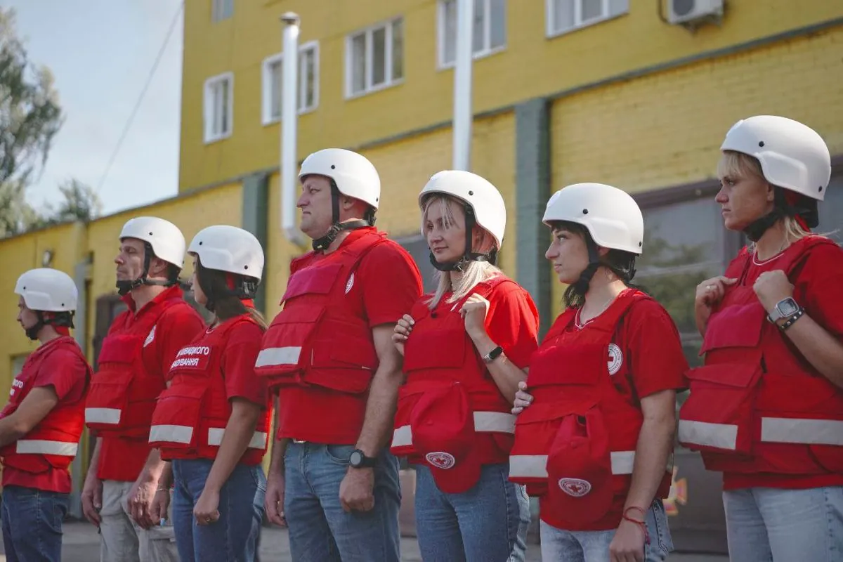 Cherkasy region rescuers receive UAH 3.3 million in aid from the Red Cross