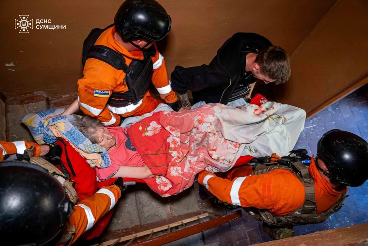 Russian airstrike on a geriatric home: rescue work completed in Sumy