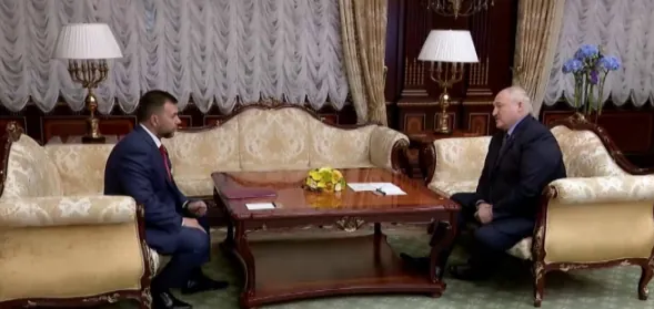 lukashenko met with the leader of the so-called “dpr”: the foreign ministry called it a disregard for ukraine's sovereignty