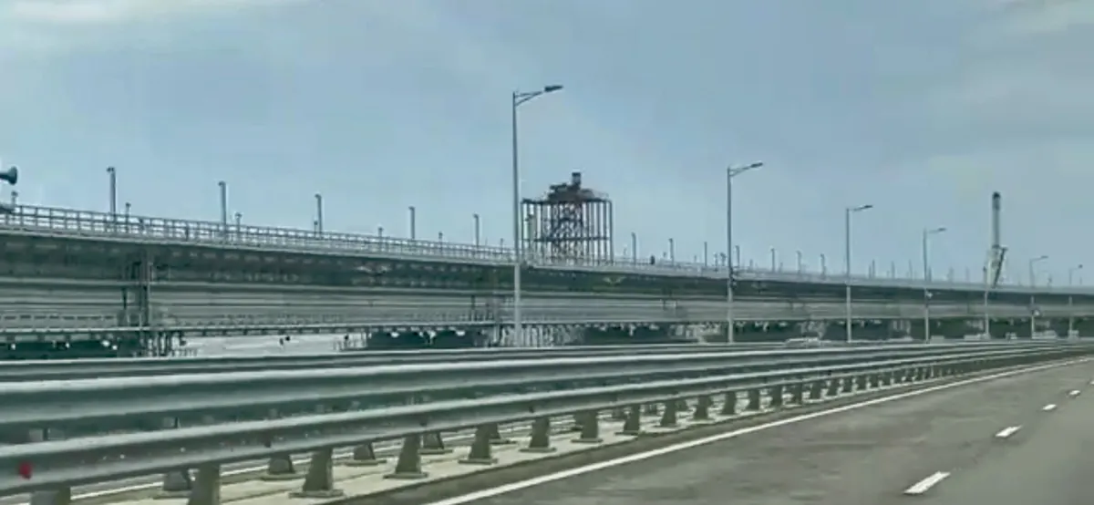 Occupants build towers for air defense systems along the Crimean bridge - Crisis Group