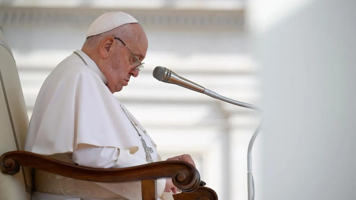 Pope Francis cancels audience due to cold