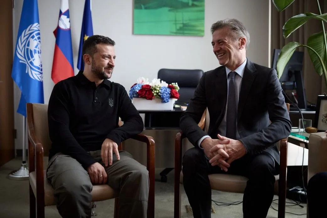 the-parties-discussed-the-peace-formula-and-cooperation-with-the-european-commission-zelenskyy-meets-with-the-prime-minister-of-slovenia