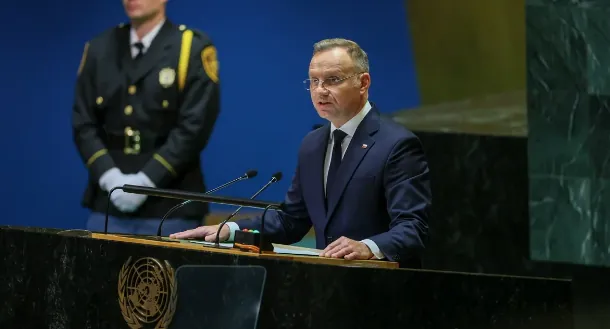 Duda warns against freezing the war in Ukraine at the UN General Assembly