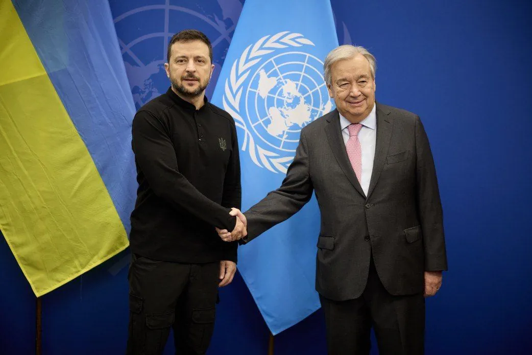 Zelenskyy discussed the Peace Formula and shipping in the Black Sea with the UN Secretary General