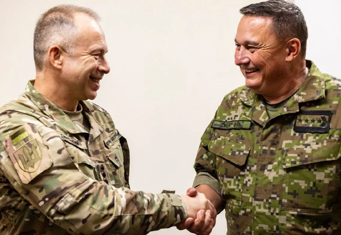 syrsky-discussed-the-situation-on-the-battlefield-with-the-chief-of-the-slovak-general-staff