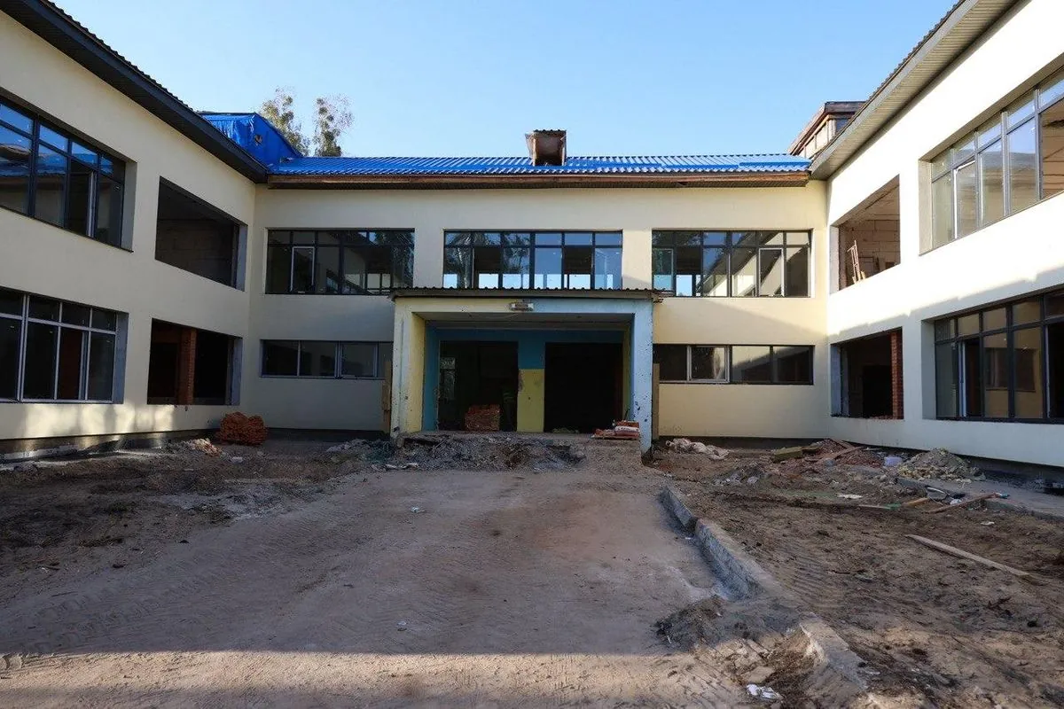 Kravchenko: “If the Veselka kindergarten in Gostomel is not completed by the end of this year, the contract with the contractors will be terminated”