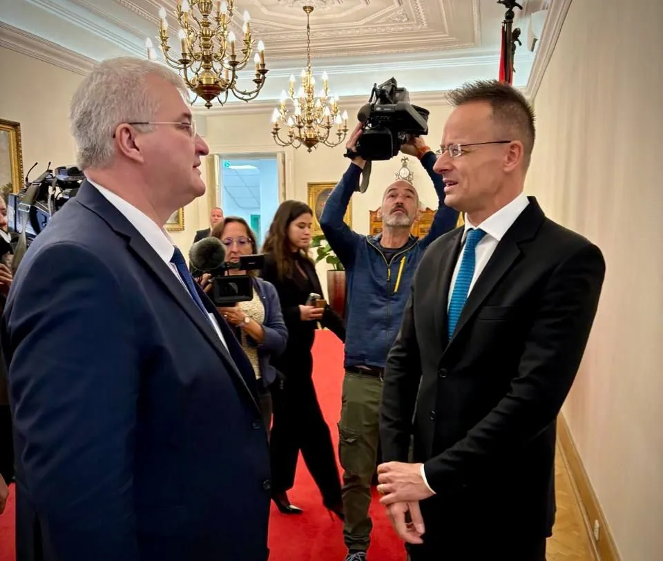 Sibiga and Szijjarto meet for talks in Budapest