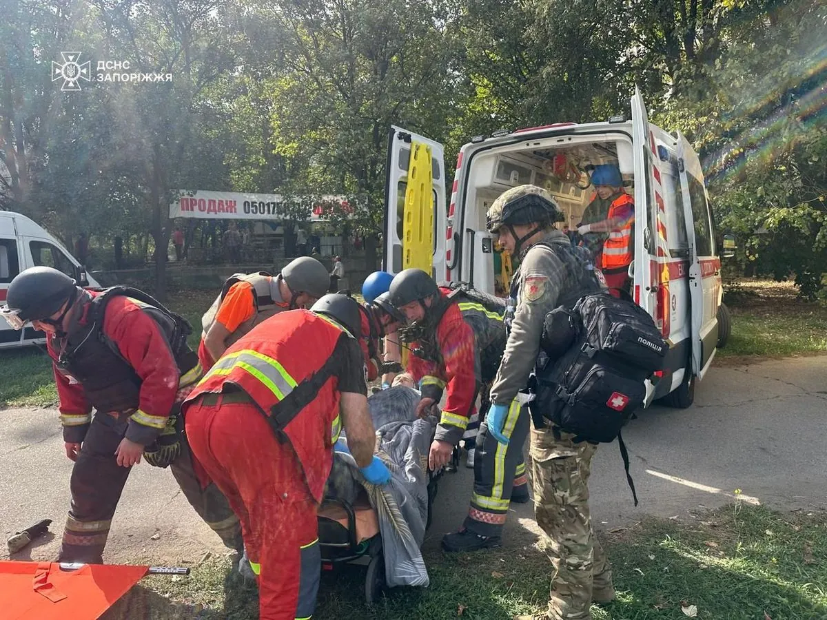 Russian strike in Zaporizhzhya: number of wounded increased to 9