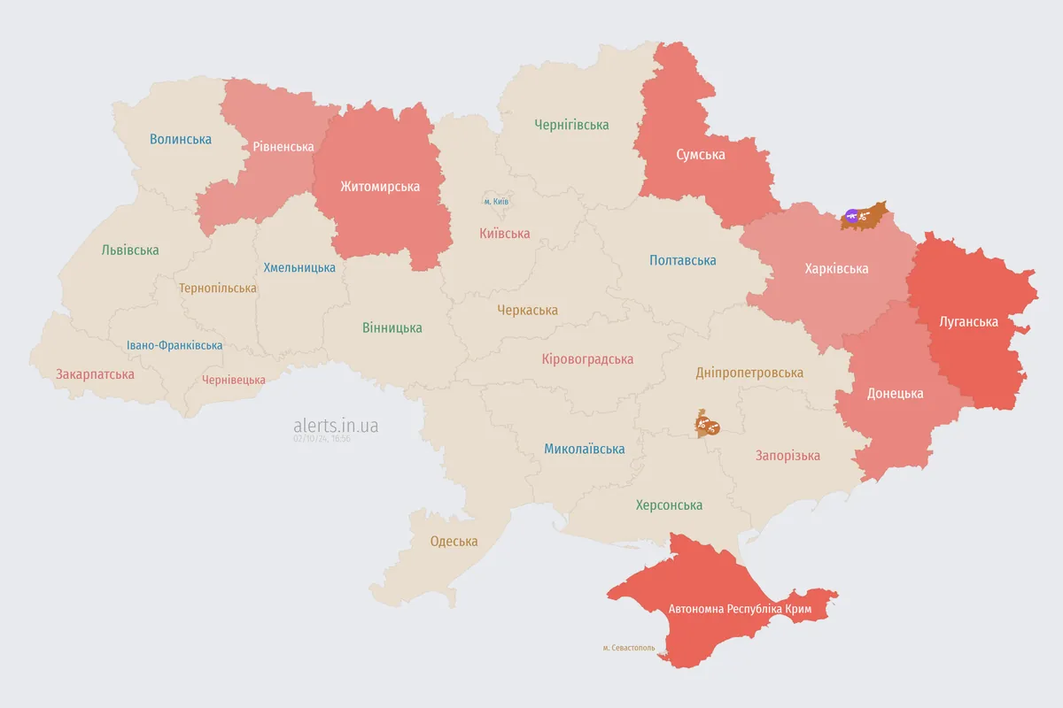 На Рівненщині можлива робота ППО по ворожому дрону-розвіднику - ПС ЗСУ