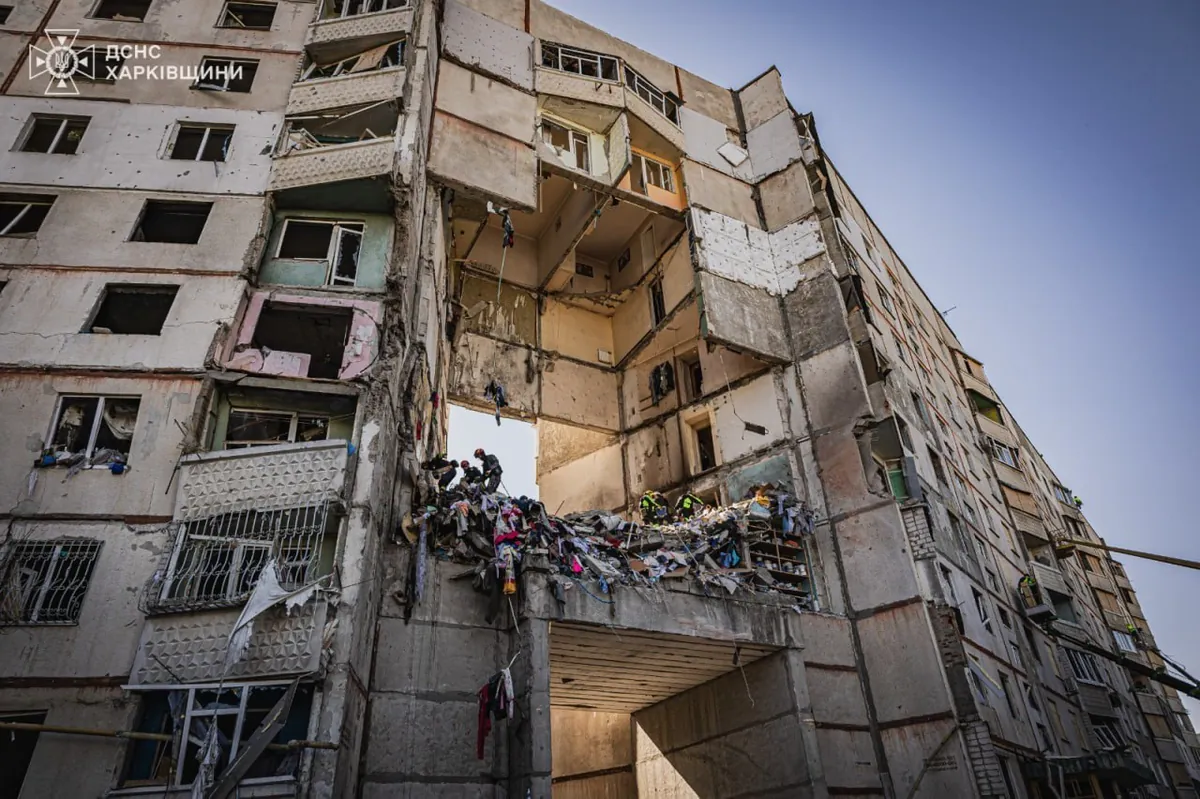 In Kharkiv in September, 339 residential buildings were damaged by Russian shelling