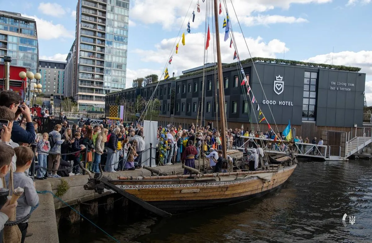 Cossack seagull has already traveled about 30 thousand nautical miles around Europe: it has arrived in London