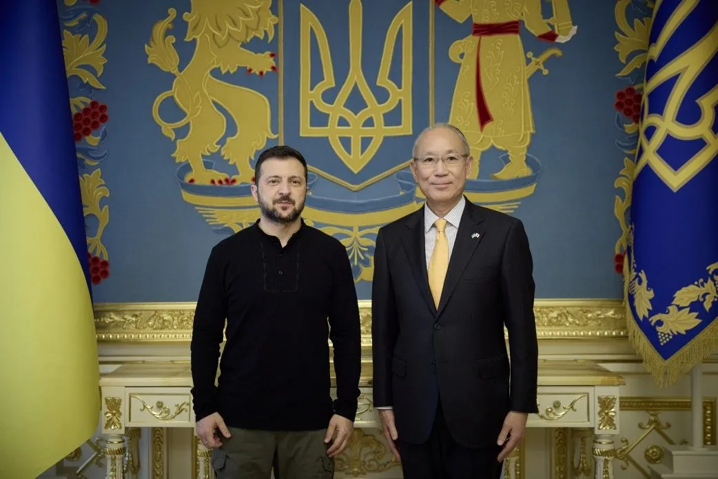 Zelenskyy thanks Japanese Ambassador for strengthening relations between the countries