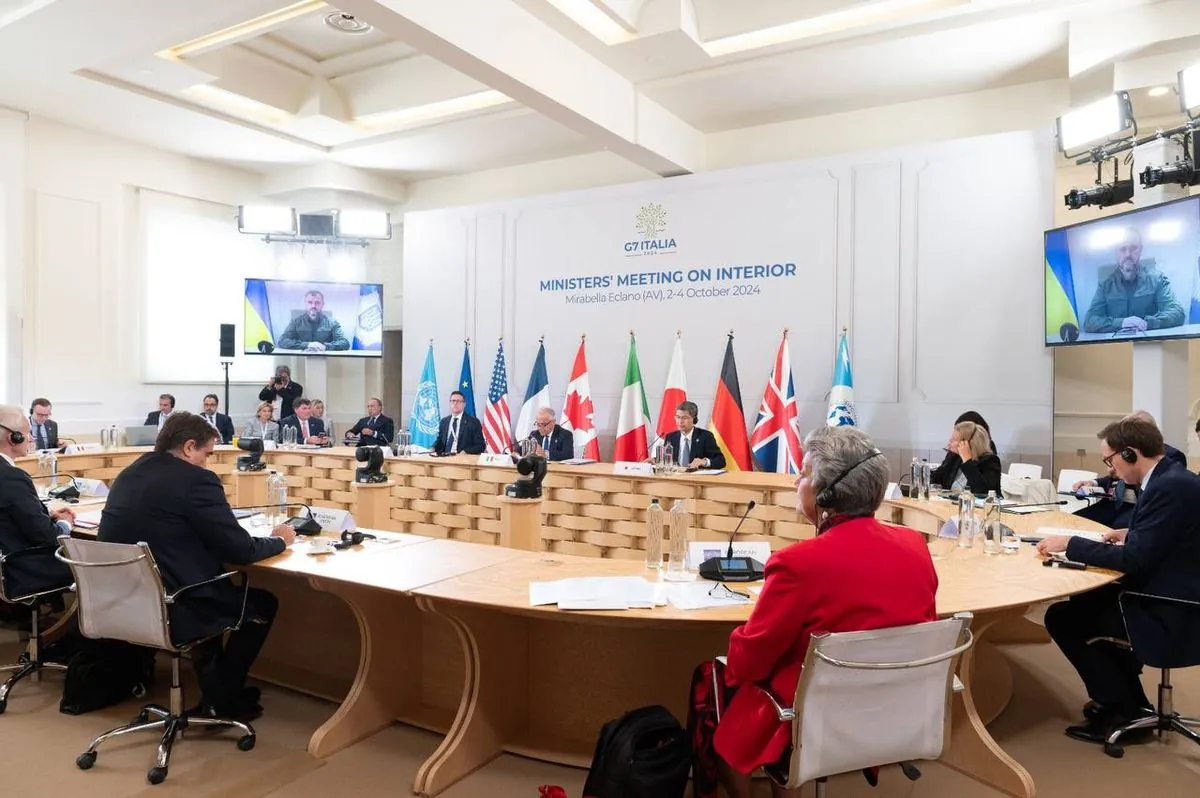 Klymenko participates in G7 Interior Ministers' meeting: new areas of cooperation outlined