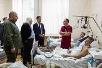 NATO countries are ready to help treat Ukrainian soldiers: Umerov and Rutte visit wounded defenders