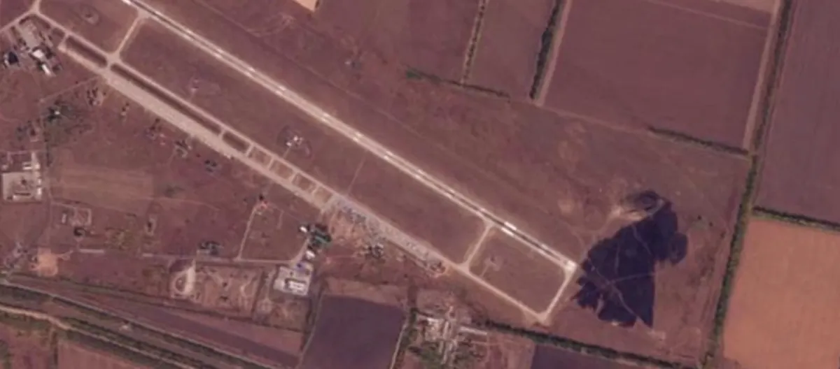 First satellite photos of Borysoglebsk airfield attacked by Ukrainian UAVs at night appear