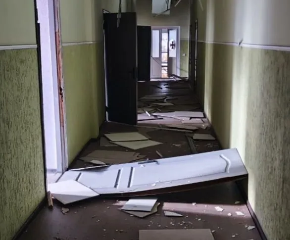 Fire and rescue unit damaged as a result of shelling in Kramatorsk - SES